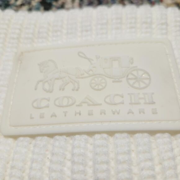 Coach Women's White Hair-accessories - Picture 2 of 4